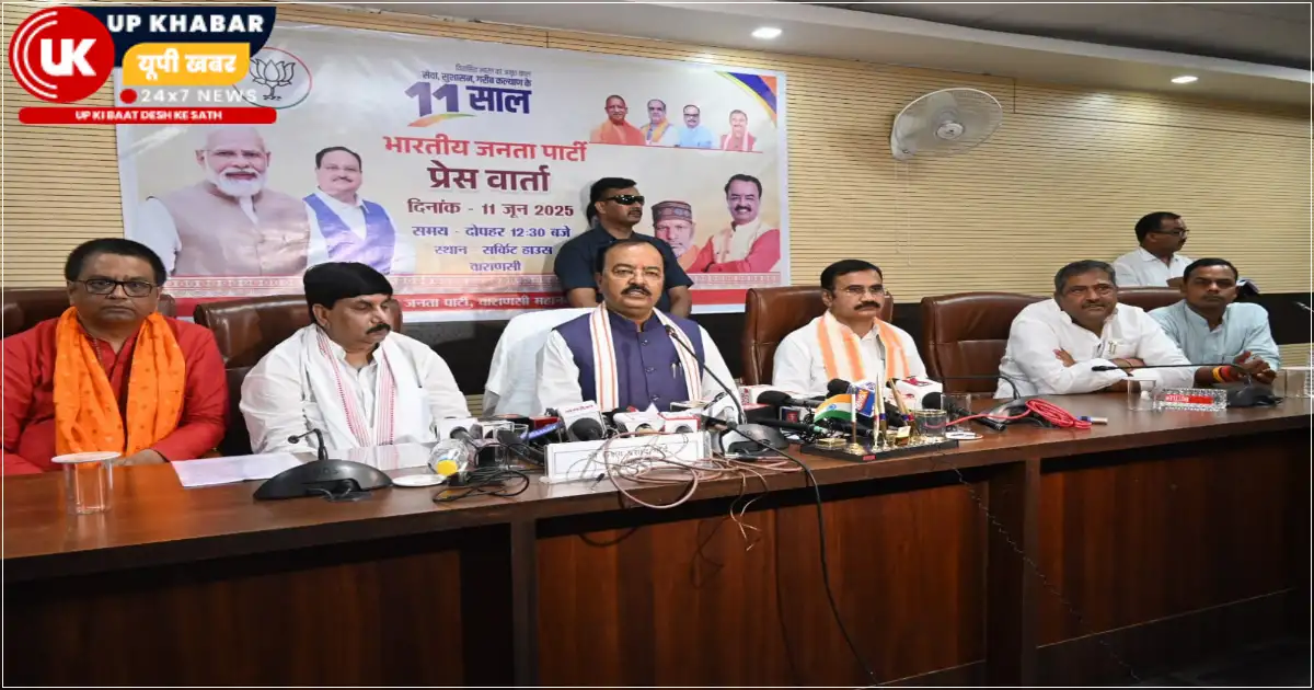 मोदी सरकार के 11 वर्ष, उपमुख्यमंत्री केशव प्रसाद मौर्य ने गिनाईं उपलब्धियां, विपक्ष पर बोला हमला